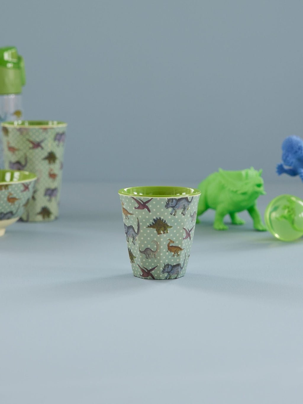 ri - MELCU - NDINO - rice - Tasse mit New Dino - Aufdruck - Medium, 250ml