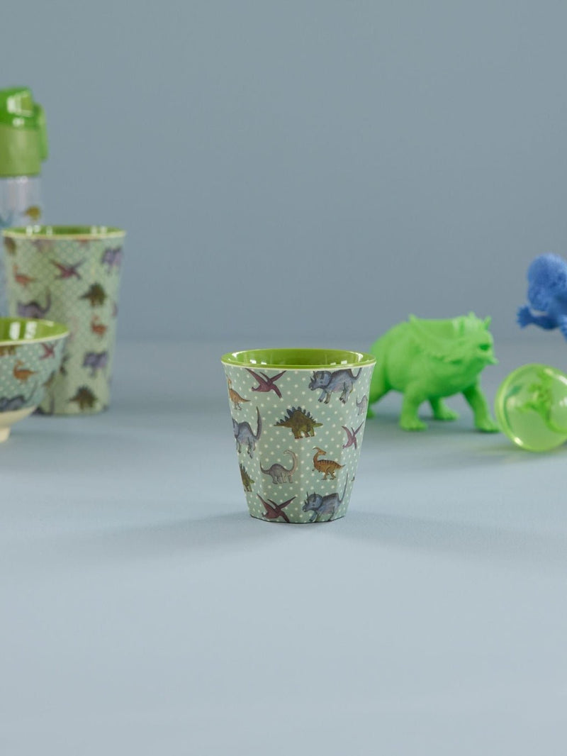 ri - MELCU - NDINO - rice - Tasse mit New Dino - Aufdruck - Medium, 250ml