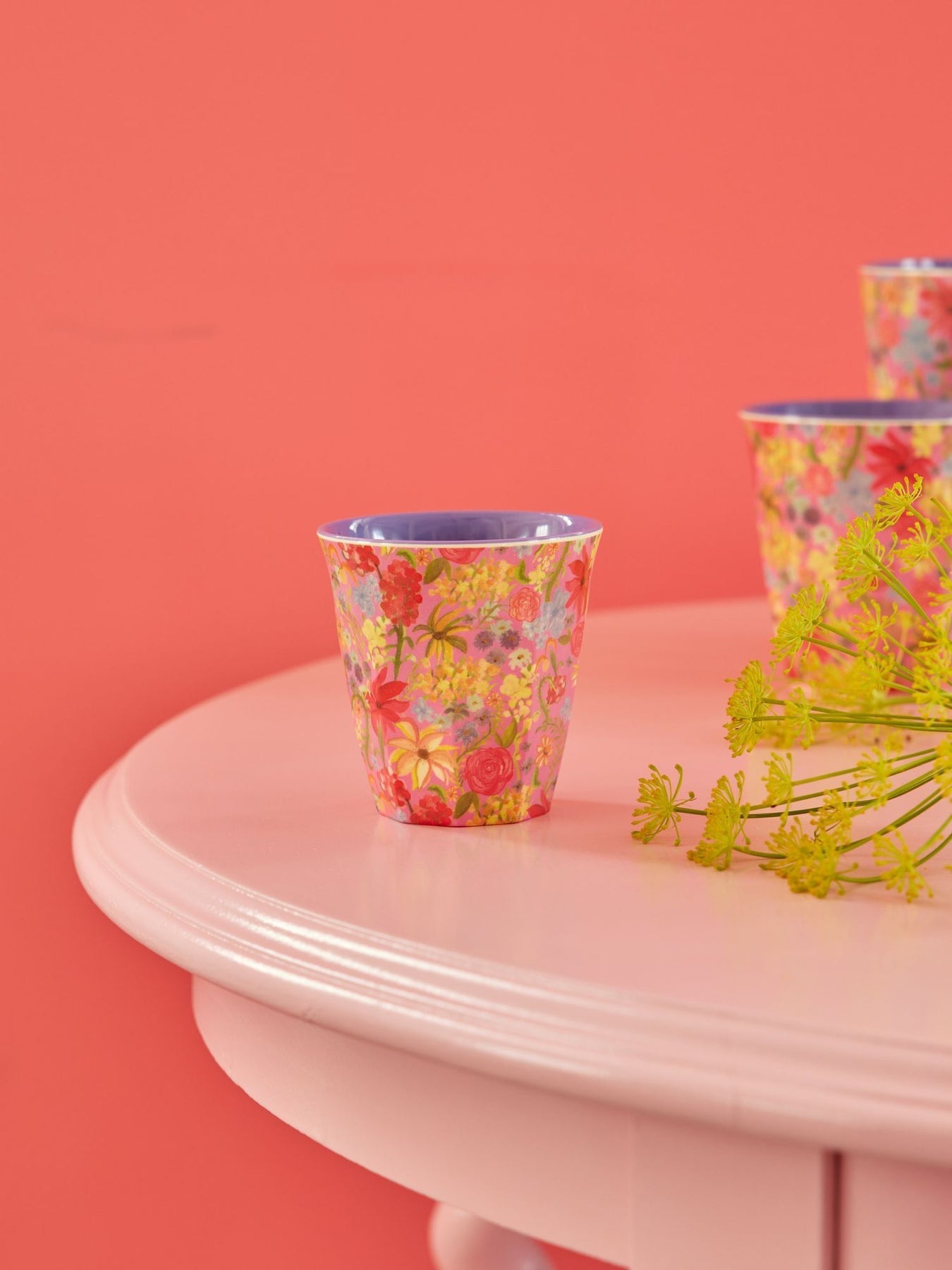 ri - MELCU - SWEFL - rice - Tasse mit schwedischer Blume - Medium, 250ml