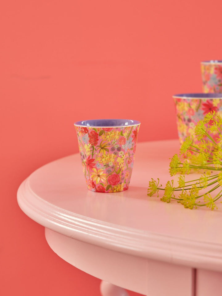 ri - MELCU - SWEFL - rice - Tasse mit schwedischer Blume - Medium, 250ml