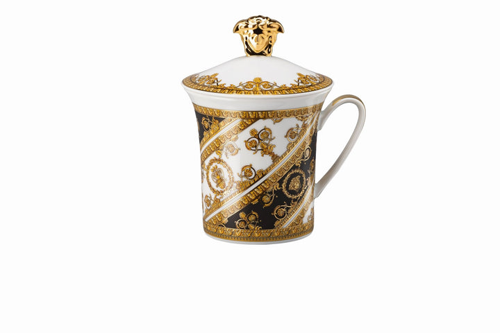 19315 - 403651 - 28700 - Rosenthal Versace 30 Jahre - Becher mit Deckel &