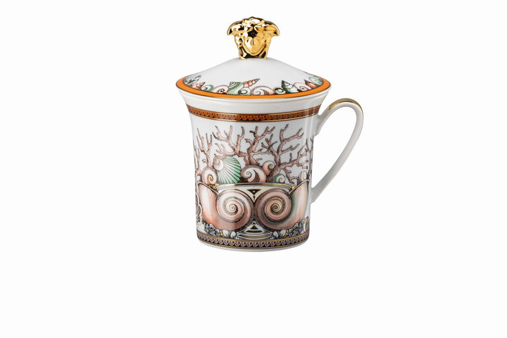 19315 - 403647 - 28700 - Rosenthal Versace 30 Jahre - Becher mit Deckel &