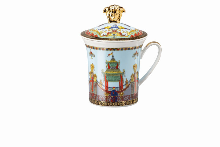 19315 - 406635 - 28700 - Rosenthal Versace 30 Jahre - Becher mit Deckel &
