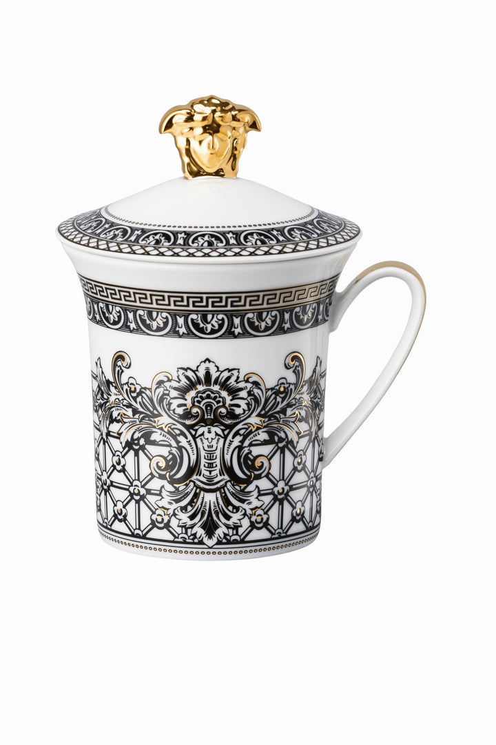 19315 - 409618 - 28700 - Rosenthal Versace 30 Jahre - Becher mit Deckel &