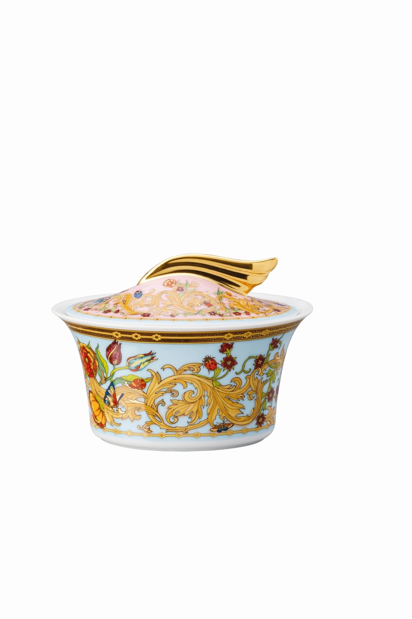 19300 - 409609 - 14330 - Rosenthal Versace - Le jardin de Versace 'Zuckerdose 6 Personen mit Deckel'