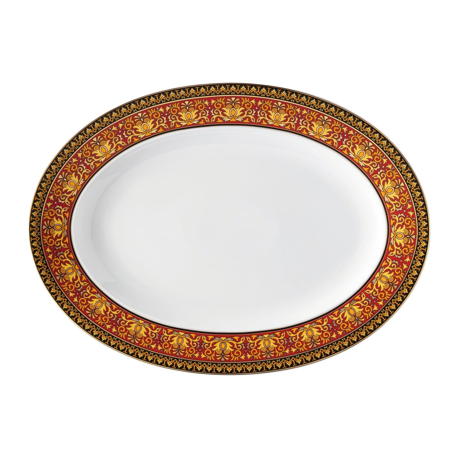 19300 - 409605 - 12734 - Rosenthal Versace - Medusa 'Lautanen 34 cm'