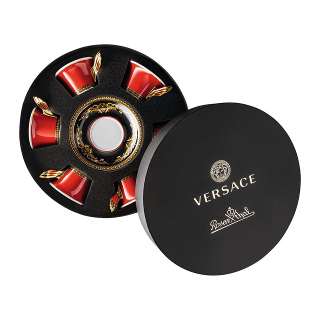 19300 - 409605 - 29253 - Rosenthal Versace - Medusa 'Set 6 Teetassen'