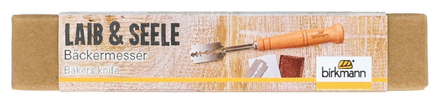 BI - 210608 - RVB Birkmann "Laib und Seele" 'Bäckermesser, 19cm, mit Holzgriff'