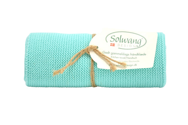 SOL - H30 - Solwang Handtücher '1 Stück gestricktes Handtuch' clear aqua