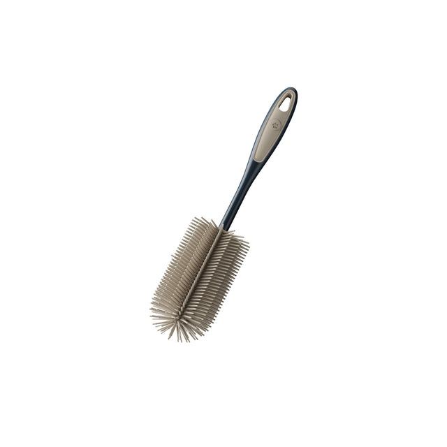 KOBL - 22049 - 12 - Spülbürste, Kochblume, aus Silikon, Farbe Taupe