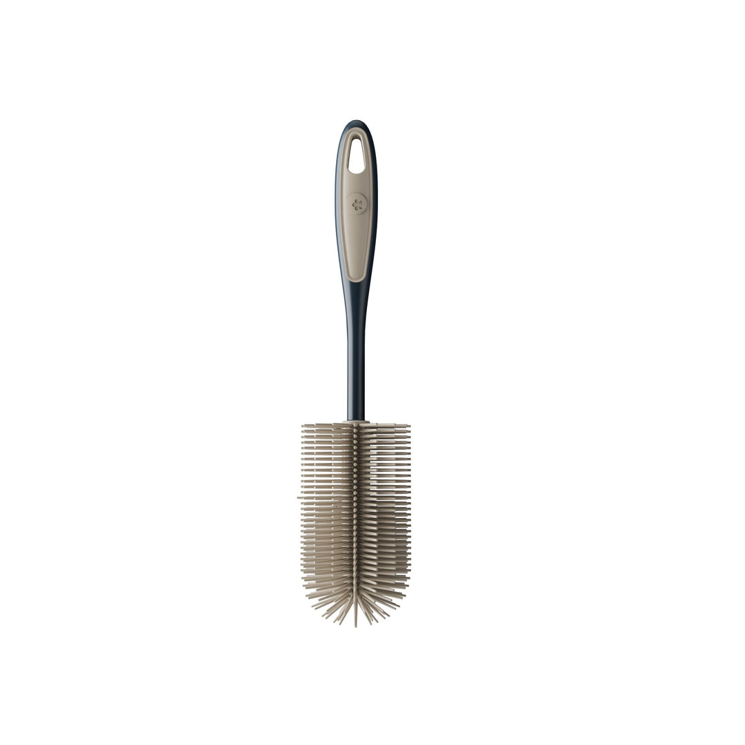 KOBL - 22049 - 12 - Spülbürste, Kochblume, aus Silikon, Farbe Taupe