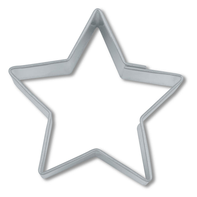 ST - 050150 - Städter 'Ausstecher Stern 5 - Zackig Edelstahl 4cm'
