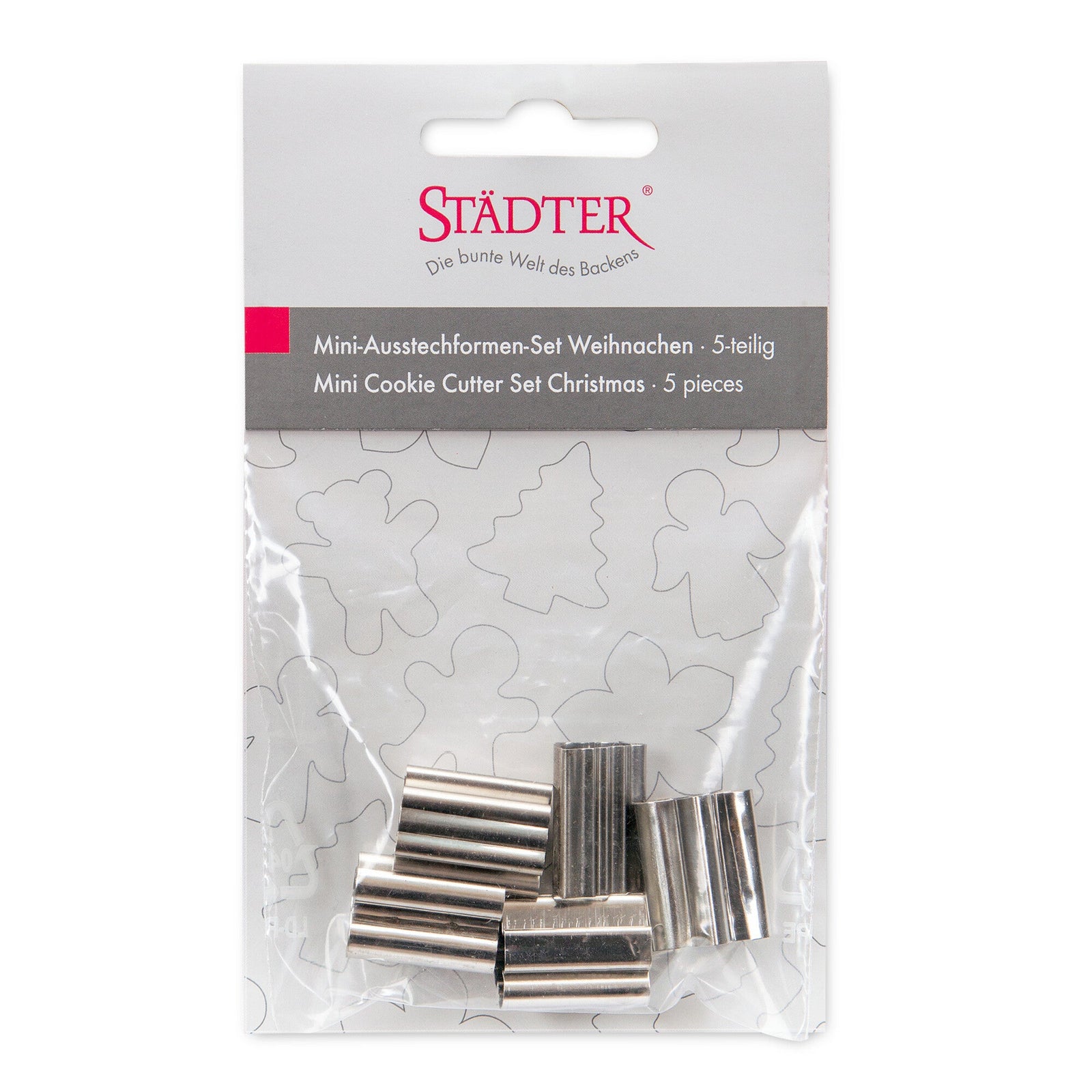 ST - 004603 - Städter 'Ausstecher Weihnachten, Mini - Set, 5 - teilig'