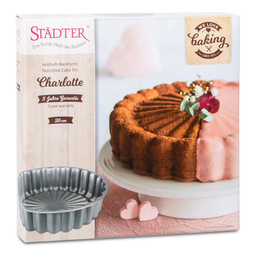 STA - 661493 - Städter "We Love Baking" Charlotte Metall Silber