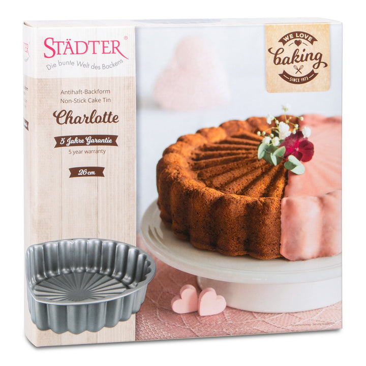 STA - 661493 - Städter "We Love Baking" Charlotte Metall Silber