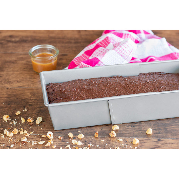 STA - 661592 - Städter "We Love Baking" uttrekkbar brødtinn metall sølv