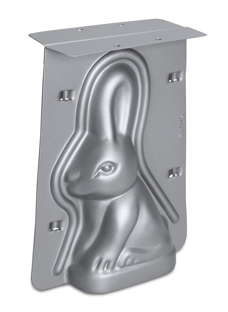 ST - 661738 - Städter 'we love baking Osterhäschen, 14 x 18 x 6,5 cm Silber'