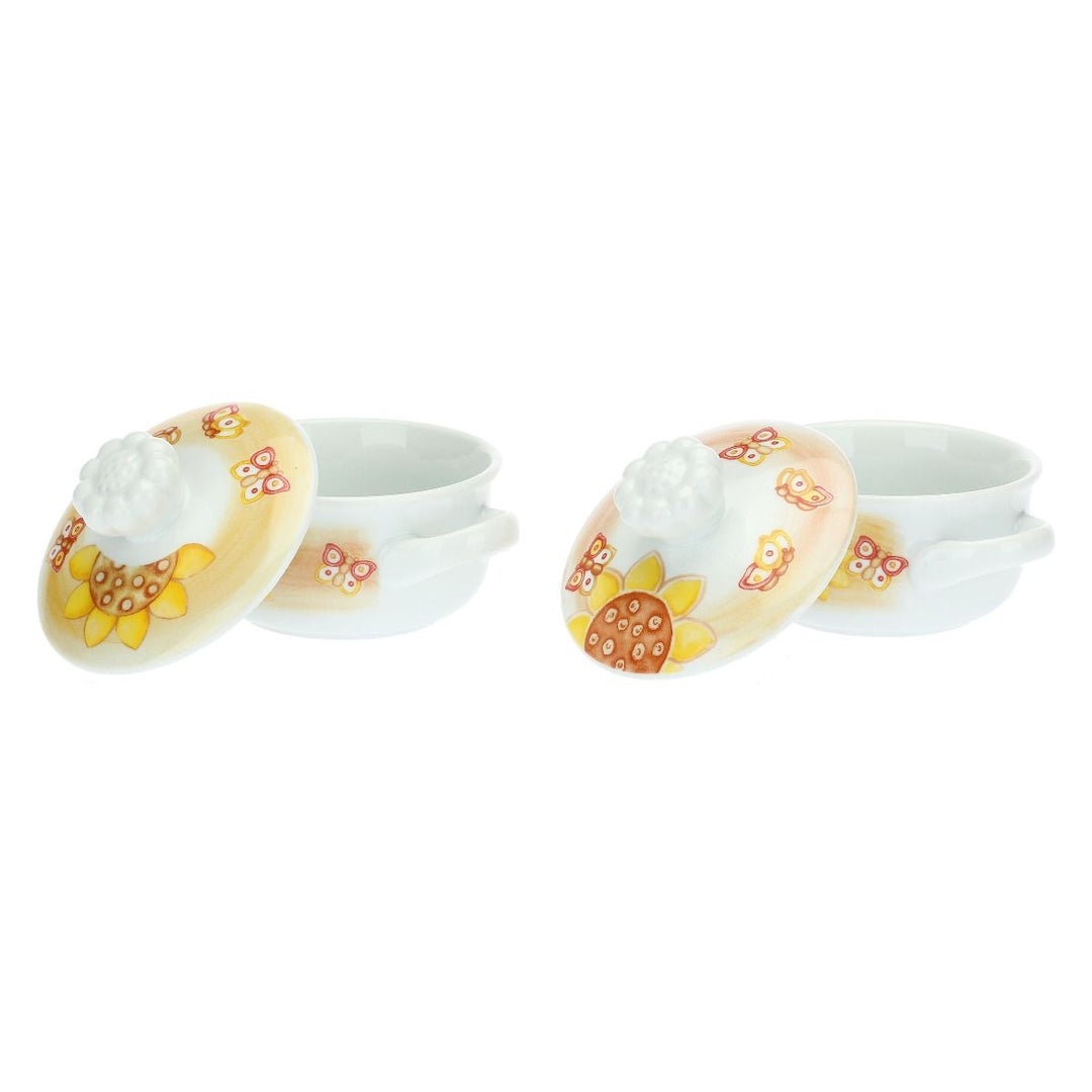 P4378P00 - THUN Marisol Set mit 2 Mini - Cocotte mit Deckel 9,9x9,9x5cm