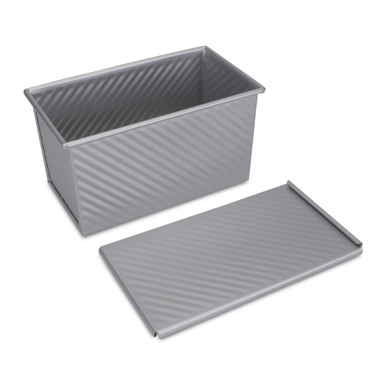 STA - 666191 - Toastbrotform mit Deckel, Städter, "We Love Baking" Metall 2360ml