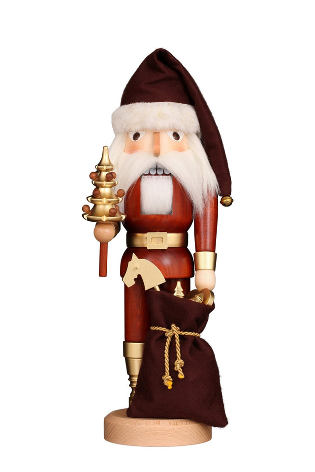 ULB - 32312 - Ulbricht Nussknacker 'Weihnachtsmann natur/gold - 40cm' 2023