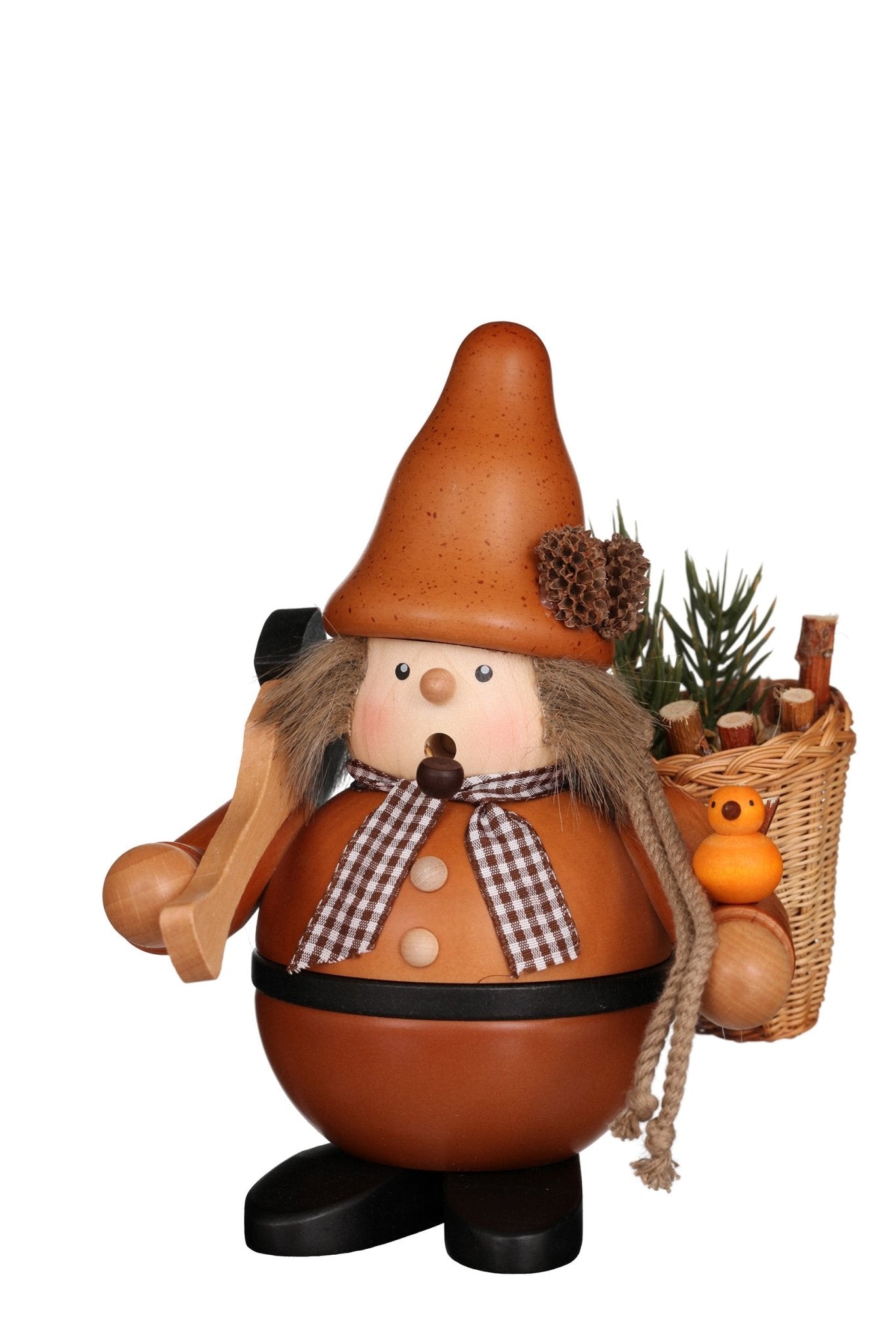 ULB - 010473 - Ulbricht Räuchermann 'Holzsammler natur - 18cm' 2017
