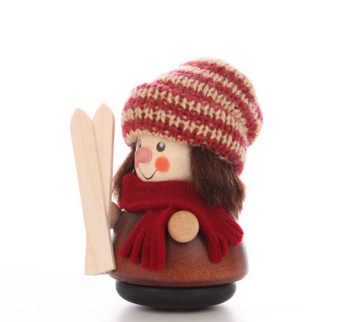 ULB - 150116 - Ulbricht Vippfigur 'Skidåkare natur - 8 cm'