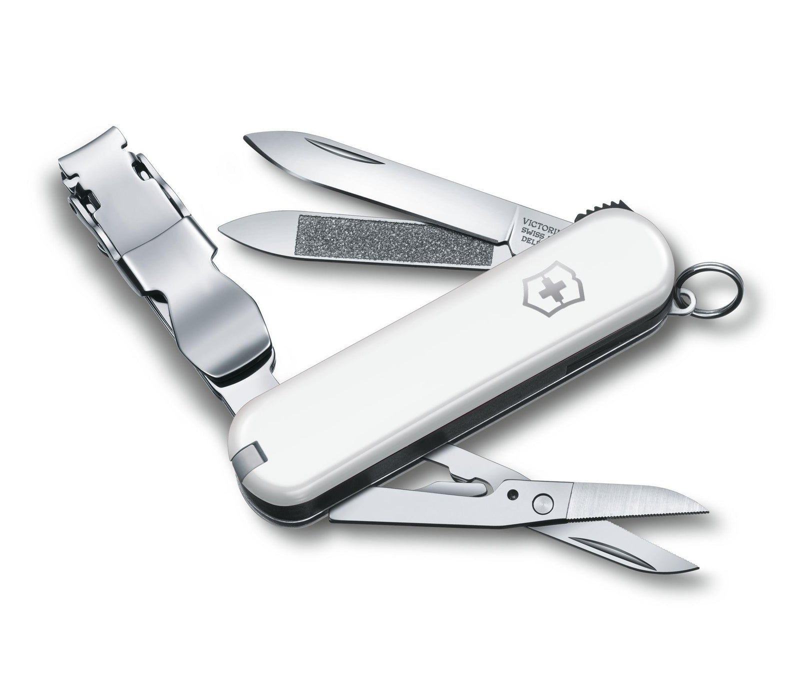 VX0.6463.7 - Victorinox kleines Taschenmesser Nail Clip 580 weiß 6,5cm