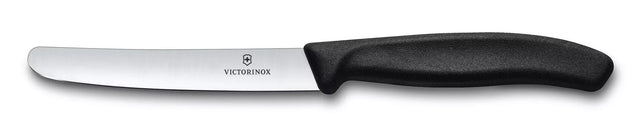 VX6.7803 - Victorinox - Swiss Classic Tafelmesser gerade, schwarz, 22cm