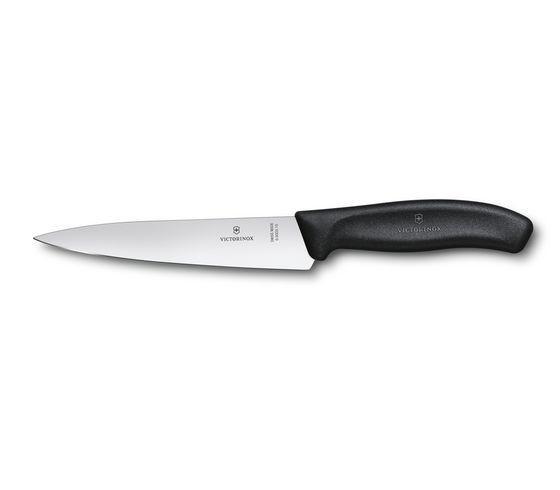 VX6.8003.15G - Victorinox - 'SwissClassic Officemesser, normaler Schliff, Kunststoff, 15 cm, schwarz, Geschenkschachtel'