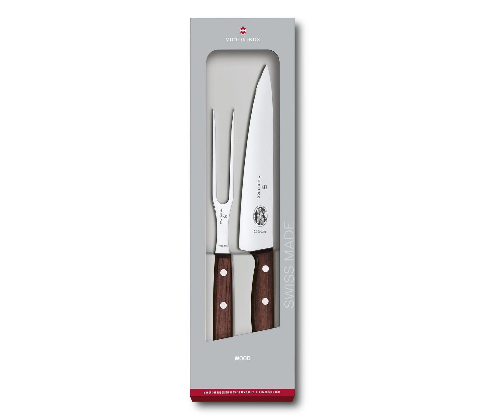 VX5.1020.2G - Victorinox Wood, Tranchierset, 2tlg. mod. Ahorn, G.