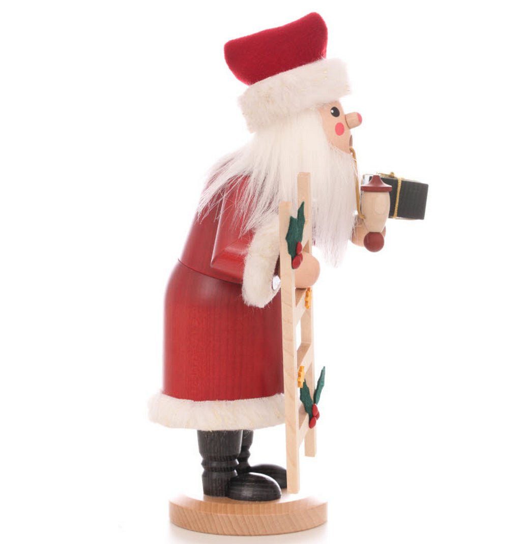 ULB - 35288 - Weihnachtsmann mit Leiter, Räuchermann, Ulbricht - 28.5cm&