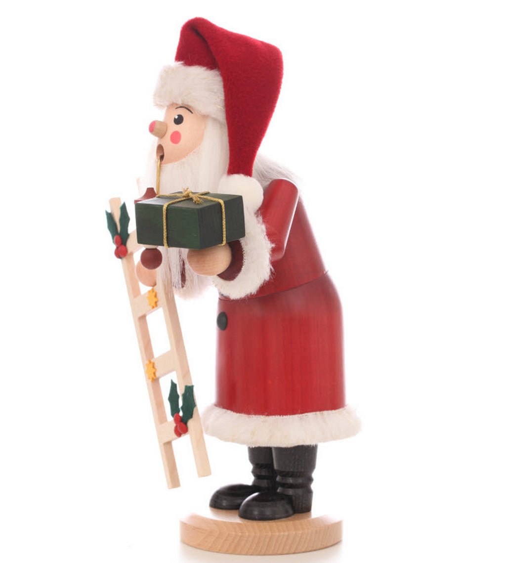 ULB - 35288 - Weihnachtsmann mit Leiter, Räuchermann, Ulbricht - 28.5cm&