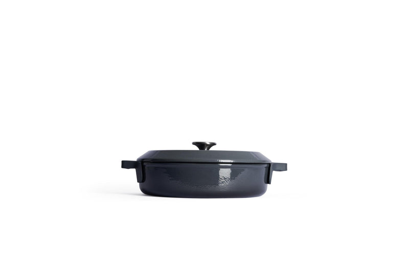WO828CI - 030 - WOLL 'Iron Kasserolle mit Deckel in Carbon Grey Ø 28 cm, 7 cm 3,8 Lt'